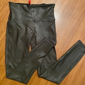 Spanx faux leather leggings